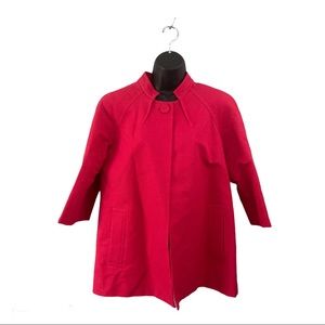 Talbots Raspberry Pink Short Swing Jacket